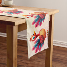 Niedlicher Erntedank Türkei Tischläufer