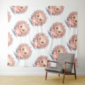 Niedlicher Erntedank Türkei Wandteppich (Beispiel (Horizontal))