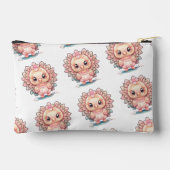 Niedlicher Erntedank Türkei Zubehörtasche (Rückseite)