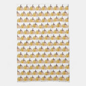 Niedlicher Erntedank Wasserfarbe Pumpkin Geschirrtuch (Vertikal)