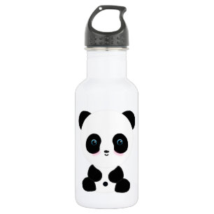 Niedlicher errötender Panda-Bär Trinkflasche