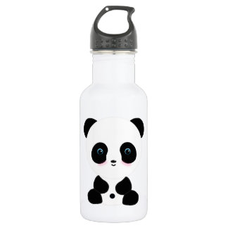 Niedlicher errötender Panda-Bär Trinkflasche