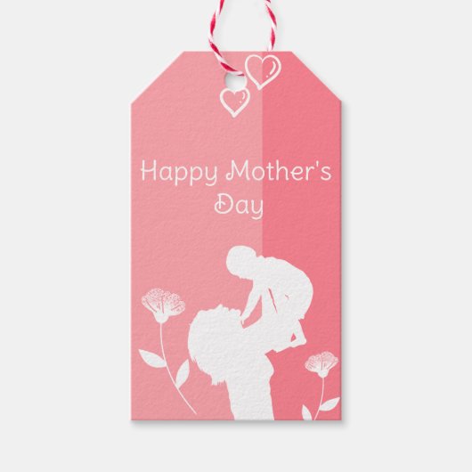 Niedlicher Erster Muttertag Geschenkanhänger (Vorderseite)