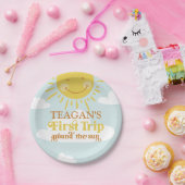 Niedlicher erster Sonnentag Pappteller (Party)