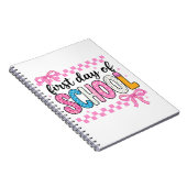 Niedlicher Erster Tag des Schuldesigns Notizblock (Rechte Seite)