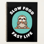 Niedlicher Essen Kawaii Sloth Planer (Vorderseite)