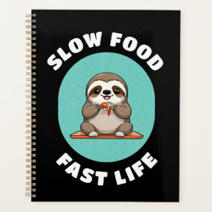 Niedlicher Essen Kawaii Sloth Planer