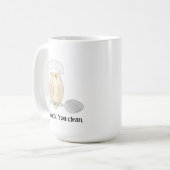Niedlicher Eulenkoch Kaffeetasse (Vorderseite Links)