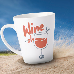 Niedlicher europäischer Sommer Lustiger Wine-o-Ris Milchtasse