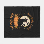 Niedlicher Extravaganter Katzenpumpenbock begeiste Fleecedecke (Vorderseite (Horizontal))