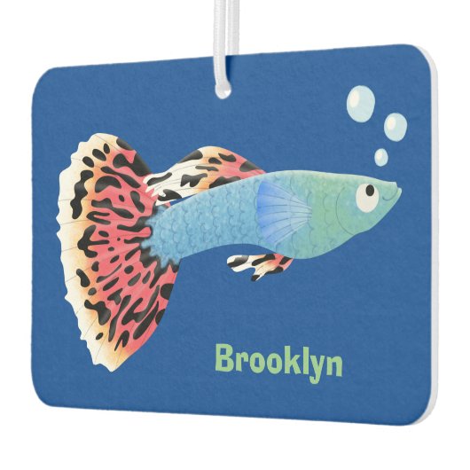 Niedlicher extravaganter tropischer Cartoon Autolufterfrischer (Links)