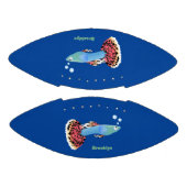 Niedlicher extravaganter tropischer Cartoon Football (Paneele)