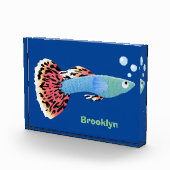 Niedlicher extravaganter tropischer Cartoon Fotoblock (Rechts)