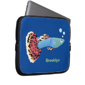 Niedlicher extravaganter tropischer Cartoon Laptopschutzhülle (Vorne Rechts)