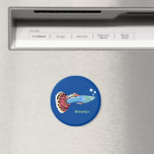 Niedlicher extravaganter tropischer Cartoon Magnet (In Situ (Geschirrspüler))