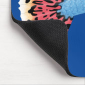 Niedlicher extravaganter tropischer Cartoon Mousepad (Ecke)