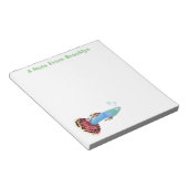 Niedlicher extravaganter tropischer Cartoon Notizblock (angewinkelt)