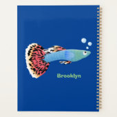 Niedlicher extravaganter tropischer Cartoon Planer (Rückseite)