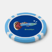 Niedlicher extravaganter tropischer Cartoon Pokerchips (Einzeln)