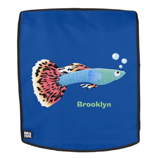 Niedlicher extravaganter tropischer Cartoon Rucksack (Abnehmbare Front)