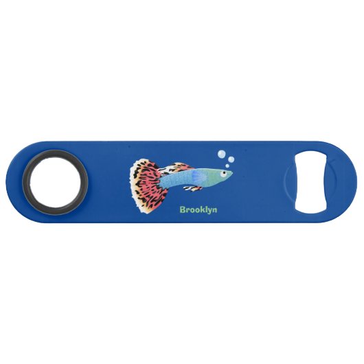 Niedlicher extravaganter tropischer Cartoon Speed Flaschenöffner (Vorderseite (Horizontal))