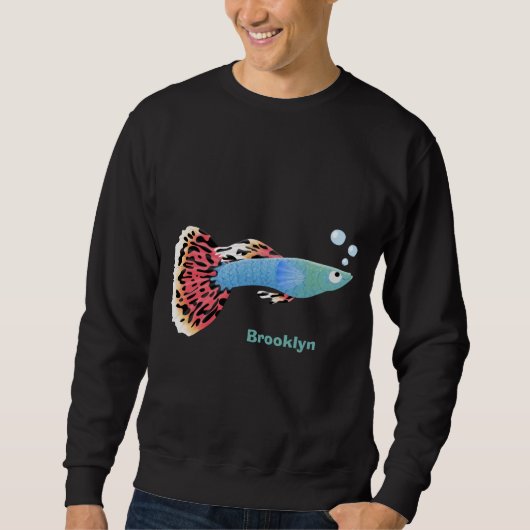 Niedlicher extravaganter tropischer Cartoon Sweatshirt (Vorderseite)
