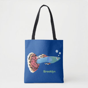 Niedlicher extravaganter tropischer Cartoon Tasche