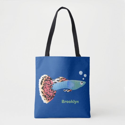Niedlicher extravaganter tropischer Cartoon Tasche (Vorderseite)