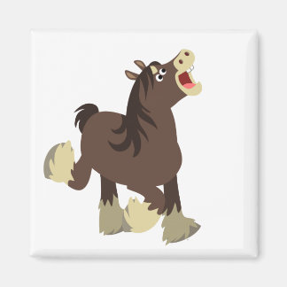 Niedlicher exuberant Cartoon Shire Hornet Magnet