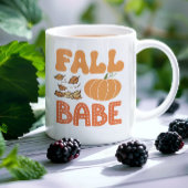 Niedlicher Fall Babe Pumpkin Herbst Kaffeetasse