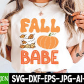 Niedlicher Fall Babe Pumpkin Herbst Tri-Blend Shirt