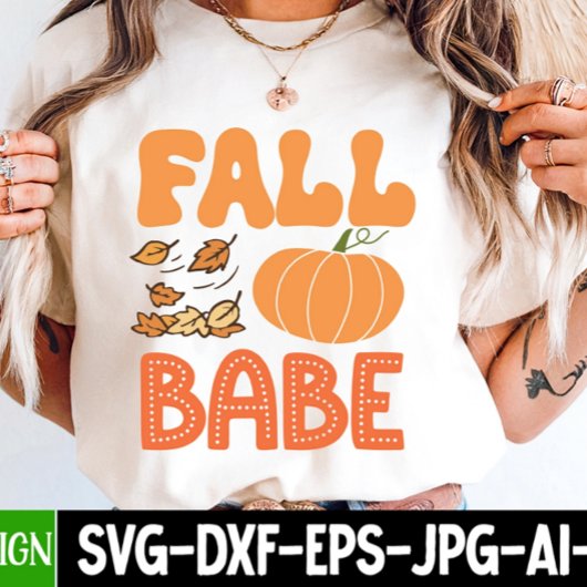 Niedlicher Fall Babe Pumpkin Herbst Tri-Blend Shirt