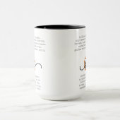 Niedlicher Fall Definition Worte Pumpkin Herbst Tasse (Zentrum)