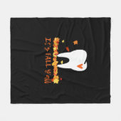 Niedlicher Fall Dental Tooth und Blätter Es fällt  Fleecedecke (Vorderseite (Horizontal))