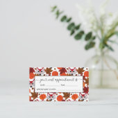 Niedlicher Fall Fox Pumpkin Acorn Ahornholz Leaf W Terminkarte (Stehend Vorderseite)