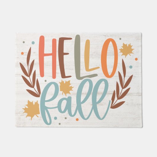 Niedlicher Fall Fußmatte (Vorderseite)