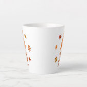 Niedlicher Fall-Individuelle Name-Fallende Blätter Milchtasse (Vorderseite)