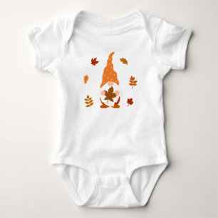 Niedlicher Fall-Individuelle Name-Fallender Blätt Baby Strampler