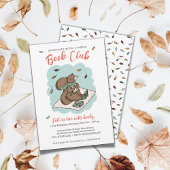 Niedlicher Fall Ladys Book Club Einladung