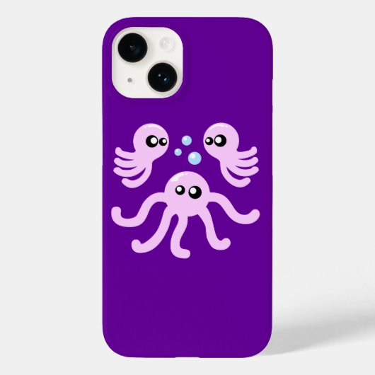 Niedlicher Fall Octopus iPhone Case-Mate iPhone Hülle (Rückseite)