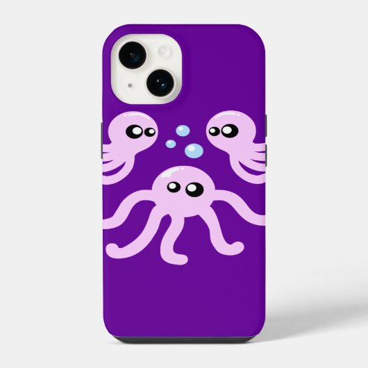Niedlicher Fall Octopus iPhone Hülle (Rückseite)