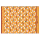 Niedlicher Fall Pumpkin Pies Pattern glückliches E Tischdecke (Vorderseite (Horizontal))