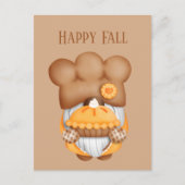 niedlicher Fall Saisonale Backkuchen Gnome fügen T Postkarte (Vorderseite)