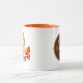 Niedlicher Fall Saisonale Eichhörnchen hinzufügen Tasse (Zentrum)
