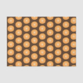 niedlicher Fall Saisonaler Kürbiskuchen gefliest Seidenpapier (Vorderseite)