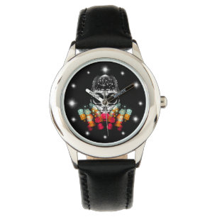 Niedlicher Fall Spider mit Dewdrop Hat Armbanduhr