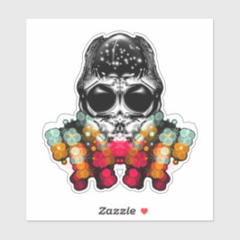 Niedlicher Fall Spider mit Dewdrop Hat Aufkleber