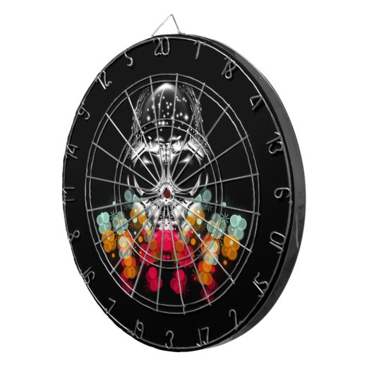 Niedlicher Fall Spider mit Dewdrop Hat Dartscheibe (Vorderseite rechts)