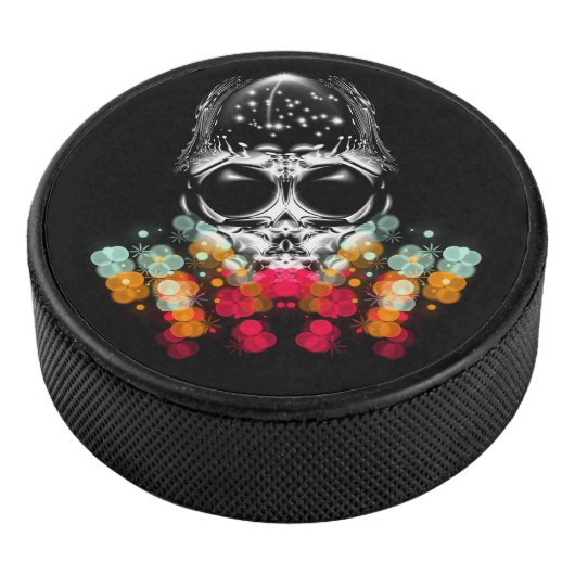 Niedlicher Fall Spider mit Dewdrop Hat Eishockey Puck (3/4)