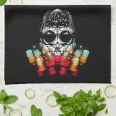 Niedlicher Fall Spider mit Dewdrop Hat Geschirrtuch (Gefaltet)